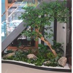 Thi công tiểu cảnh gầm cầu thang tại Vinhomes Ocean 2