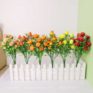 Hàng rào trái cây giả