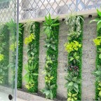 Thi công tường cây giả ngoài trời tại Hải Phòng