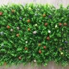 Thảm cỏ treo tường có hoa nhí - Cỏ tai chuột 60 x 40cm