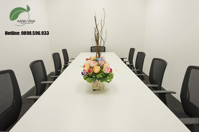 BST 10+ Mẫu hoa giả trang trí văn phòng đẹp sang trọng nhất 2024