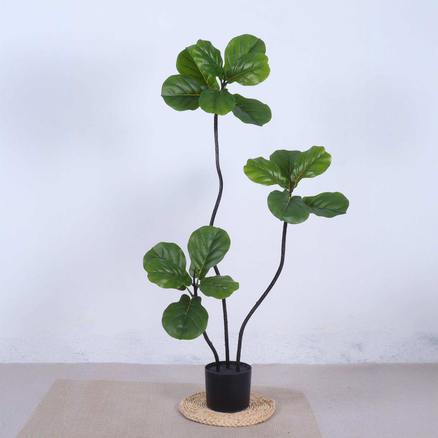 Cây cảnh giả ficus 3 đầu