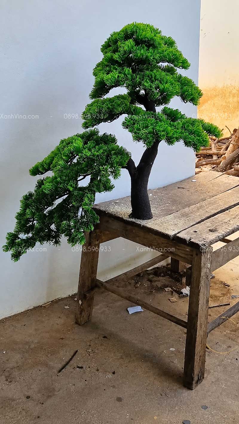 cây tùng giả được xanhvina thiết kế theo yêu cầu khách đặt