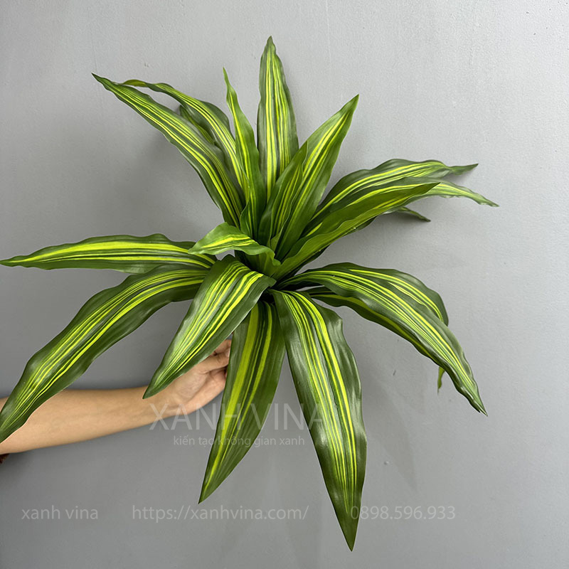 cây giả để bàn thiết mộc lan 55cm