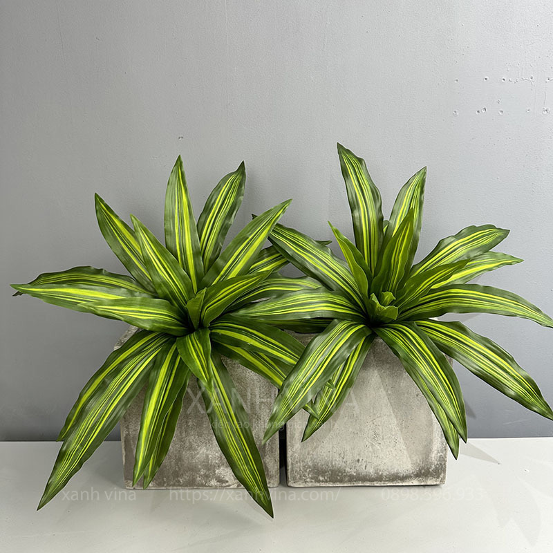 cây giả để bàn thiết mộc lan 55cm