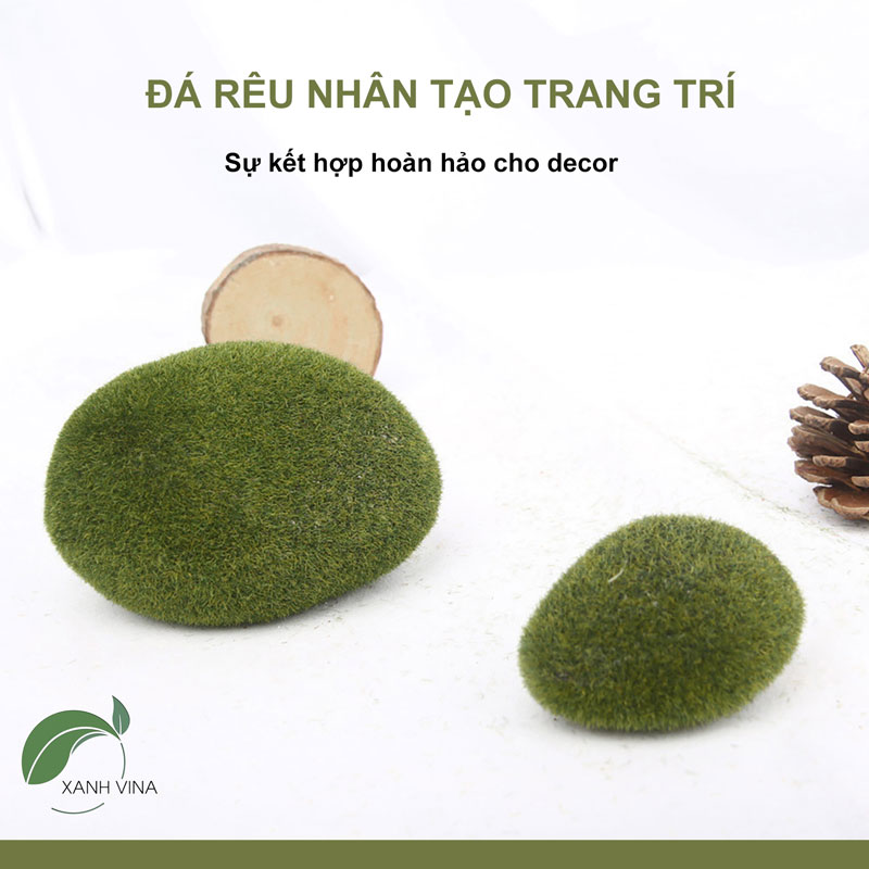 Đá Rêu Nhân Tạo Trang Trí