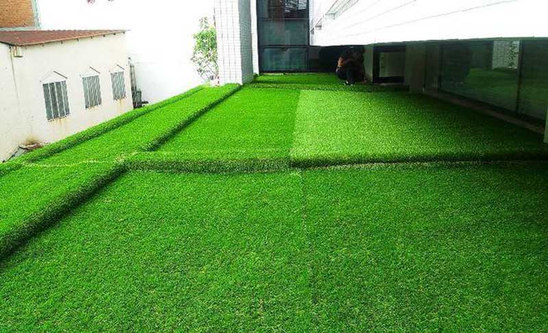 Thảm cỏ nhân tạo trải sàn đế cao su